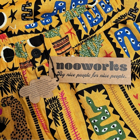 Nooworks Desert Disaster Catalina Linen Limited Edition Textiles Pants - Picture 5 of 10